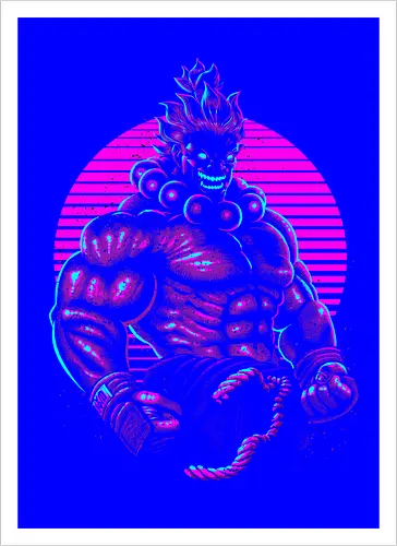 Retro Evil fighter