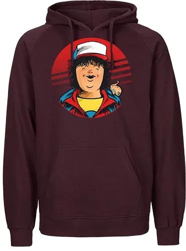 Dustin - sci fi, science fiction, 80s, Strange - Fairtrade Hoodie