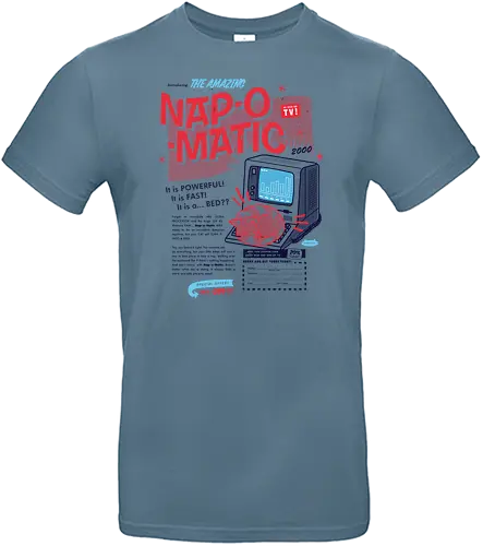 Nap-o-Matic - nap, nickerchen, chill, cat, katze, computer, keyboard, tastatur, schlafen - Standard T-Shirt