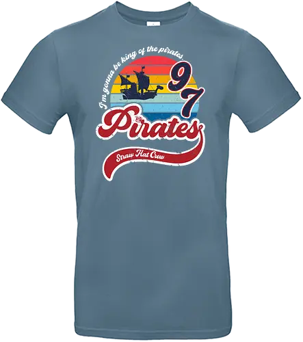King of the pirates - luffy, Straw hat, piece, retro - Standard T-Shirt