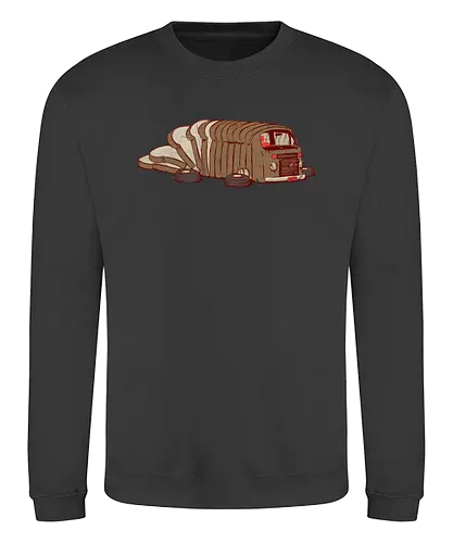 Loafwagen - Loaf, brot, Laib, auto, camper, bulli, brd - Sweatshirt