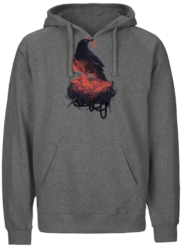 Calm like a Bomb - grenade, bombe, crow, rabe, Consolet - Fairtrade Hoodie