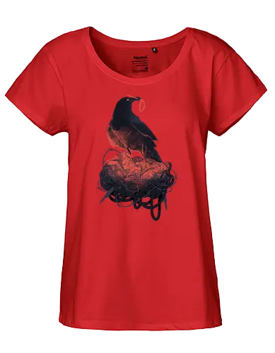 Calm like a Bomb - grenade, bombe, crow, rabe, Consolet - Fairtrade Girl Shirt