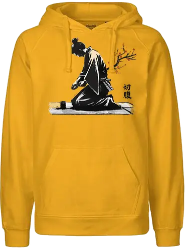 Death and life - leben, tod, sakura - Fairtrade Hoodie