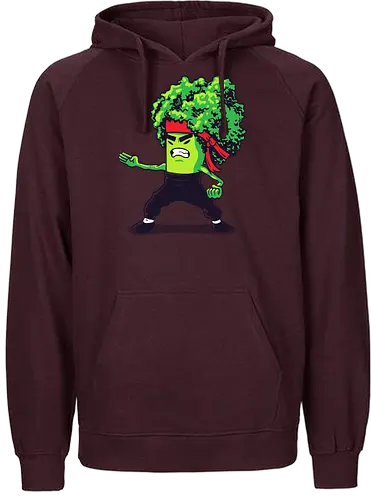 Brocco Lee - brokkoli, broccoli, ninja, fighter, kung fu, fighting, lee - Fairtrade Hoodie