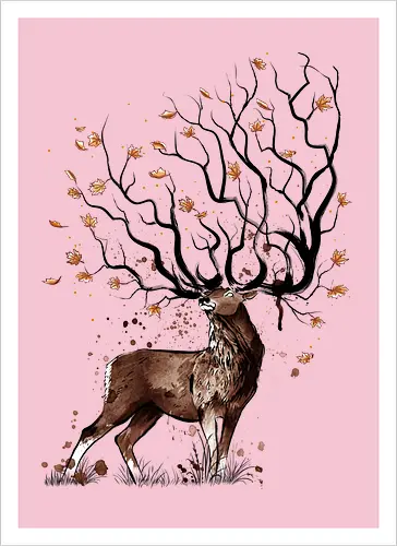 Autumn deer