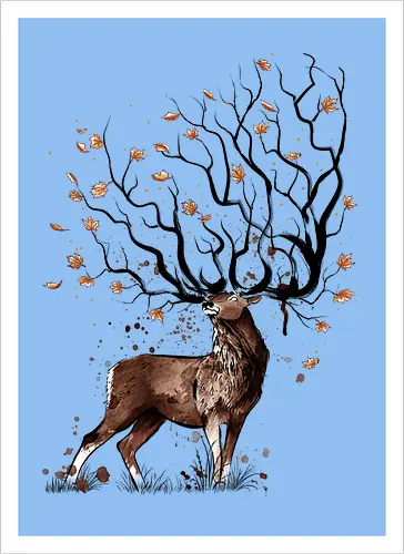 Autumn deer