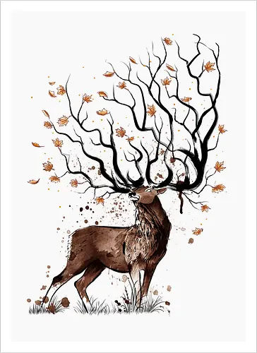 Autumn deer