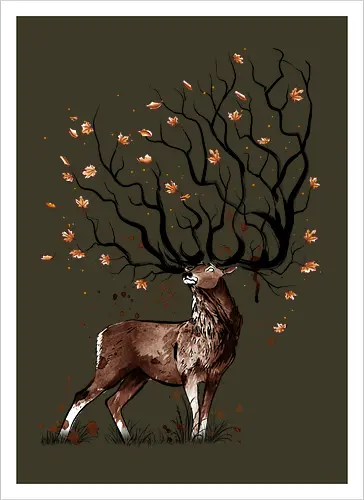 Autumn deer