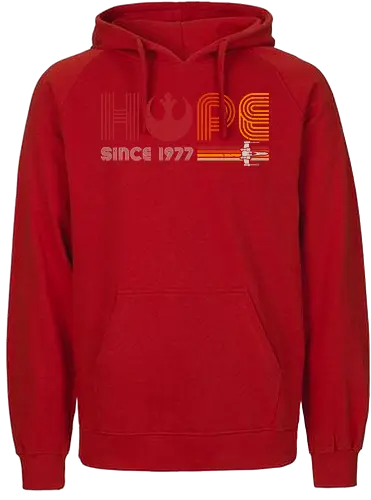 HOPE since 1977 - Hoffnung, space opera, retro, movie - Fairtrade Hoodie