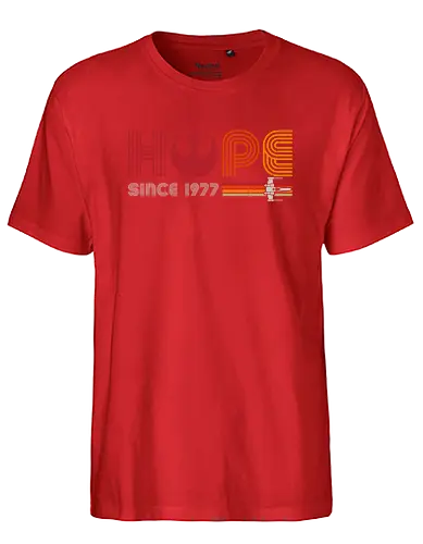 HOPE since 1977 - Hoffnung, space opera, retro, movie - Fairtrade T-Shirt