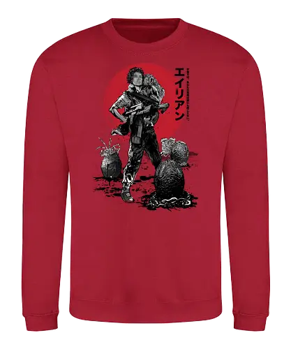 The rescue of Newt sumi e - alien, retro, movie - Sweatshirt