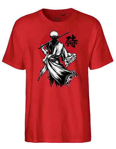 Gintoki sumi e - gintoki, anime, manga, samurai - Fairtrade T-Shirt