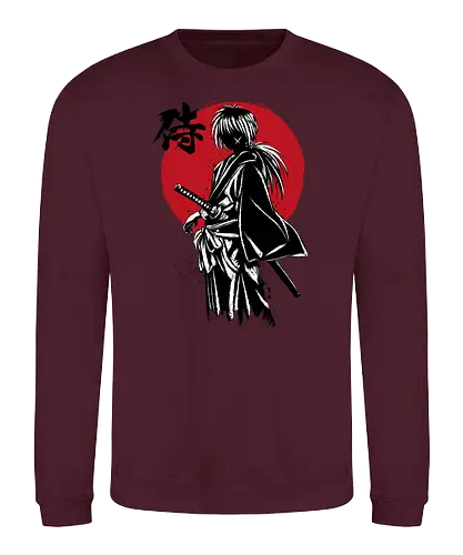 Kenshin sumi e - anime, manga, rurouni, kenshin - Sweatshirt