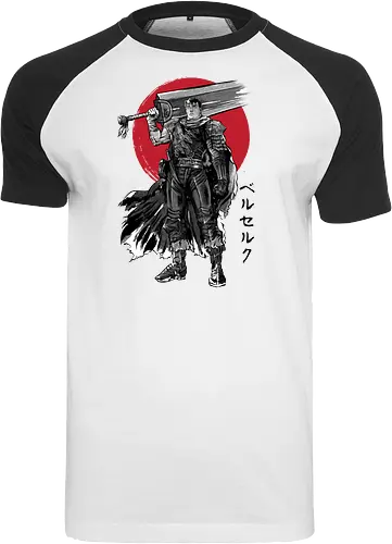 Black swordsman sumi e