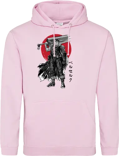 Black swordsman sumi e