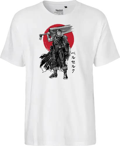 Black swordsman sumi e