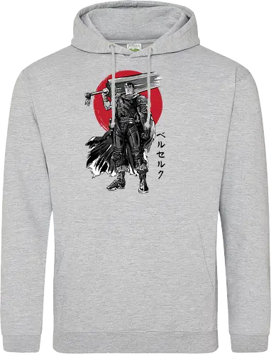 Black swordsman sumi e