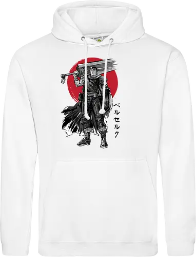 Black swordsman sumi e
