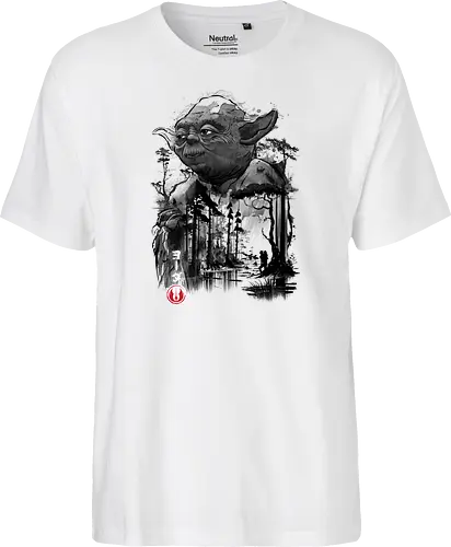 The master in the swamp sumi e - space opera - Fairtrade T-Shirt