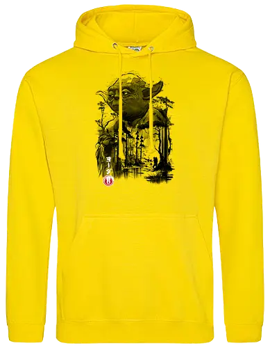The master in the swamp sumi e - space opera - Standard Hoodie