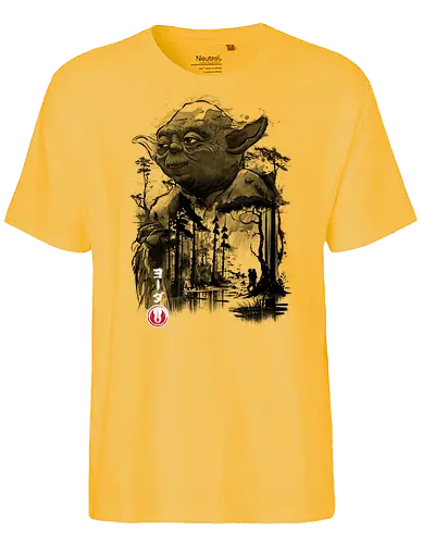 The master in the swamp sumi e - space opera - Fairtrade T-Shirt