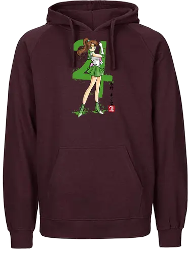 Jupiter sumi e - sailor, jupiter, anime - Fairtrade Hoodie