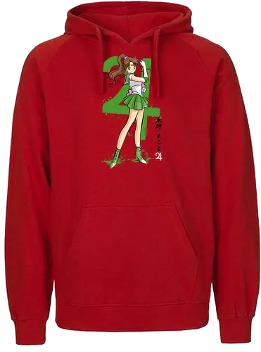 Jupiter sumi e - sailor, jupiter, anime - Fairtrade Hoodie