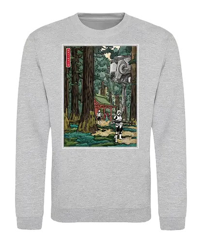 Galactic Empire in Japanese forest - space opera, sci fi, empire - Sweatshirt