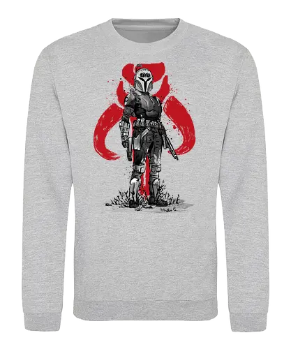 Bo-Katan sumi e - japan, sumi-e, space opera, sci fi - Sweatshirt