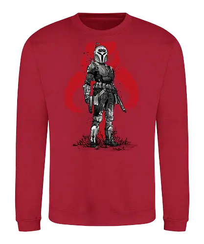 Bo-Katan sumi e - japan, sumi-e, space opera, sci fi - Sweatshirt