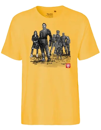 Seven Guardians - mcu, heroes, comics, comic, superhero, superhelden, sumi-e - Fairtrade T-Shirt