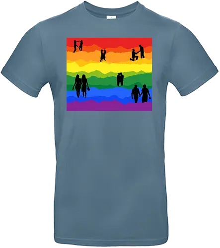 PRIDE - pride, LGBTQIA+, rainbow - Standard T-Shirt