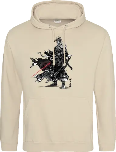 Lone wanderer sumi e