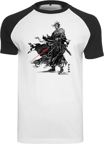Lone wanderer sumi e