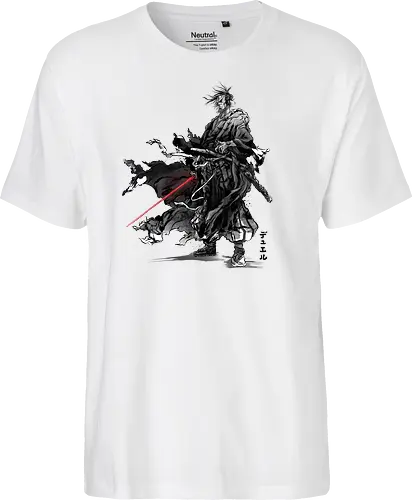 Lone wanderer sumi e