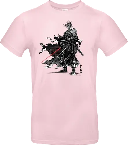 Lone wanderer sumi e