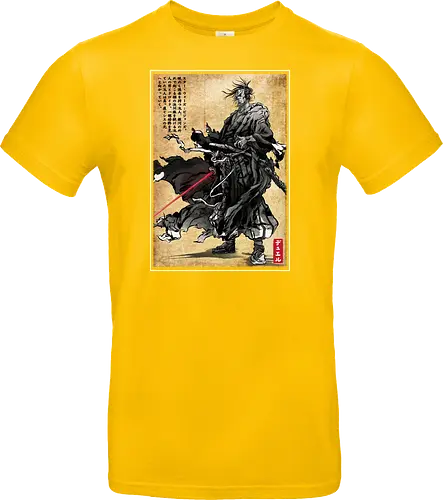 Lone wanderer woodblock