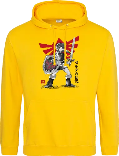 Legendary hero sumi e