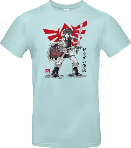 Legendary hero sumi e
