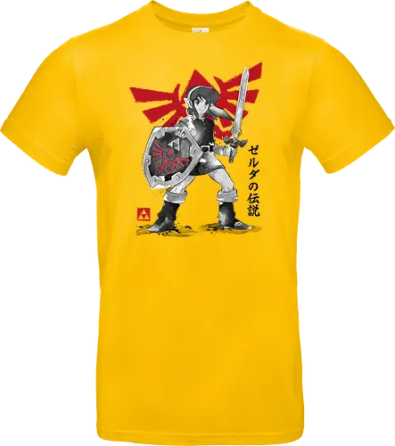 Legendary hero sumi e