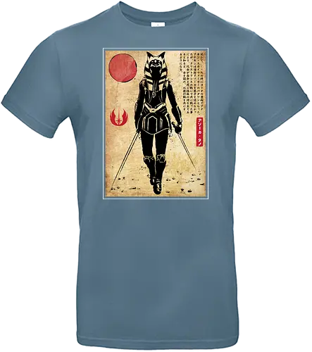 Ahsoka Tano woodblock - space opera, hero, sci fi - Standard T-Shirt