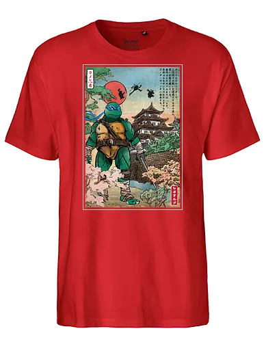 Dual katana in Japan - turtles, ninja, heroes - Fairtrade T-Shirt