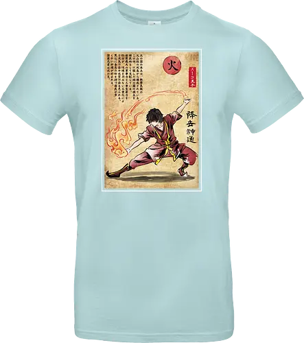 Fire nation master woodblock