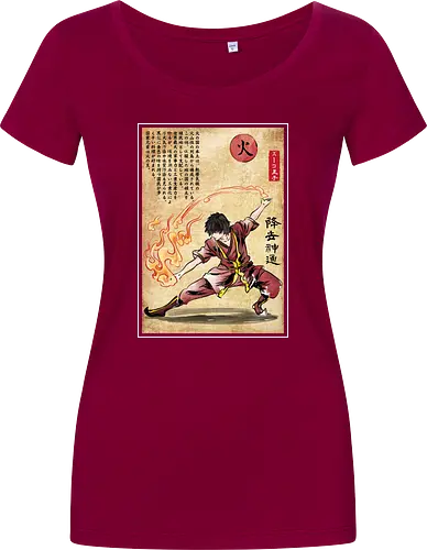 Fire nation master woodblock