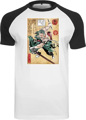 Pirate hunter woodblock