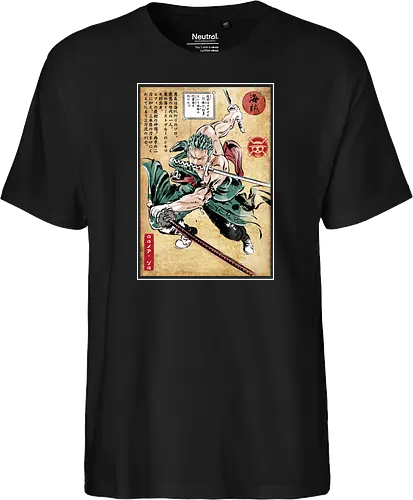 Pirate hunter woodblock