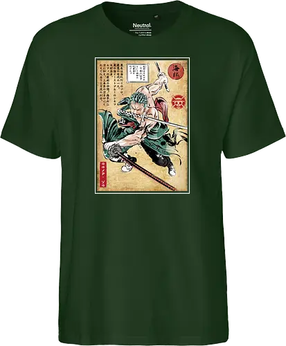Pirate hunter woodblock