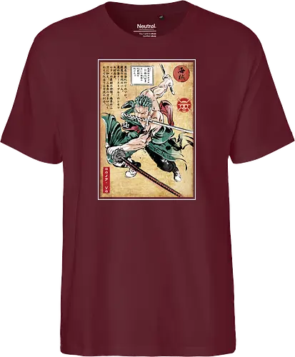 Pirate hunter woodblock