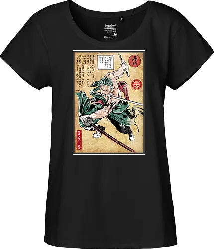Pirate hunter woodblock